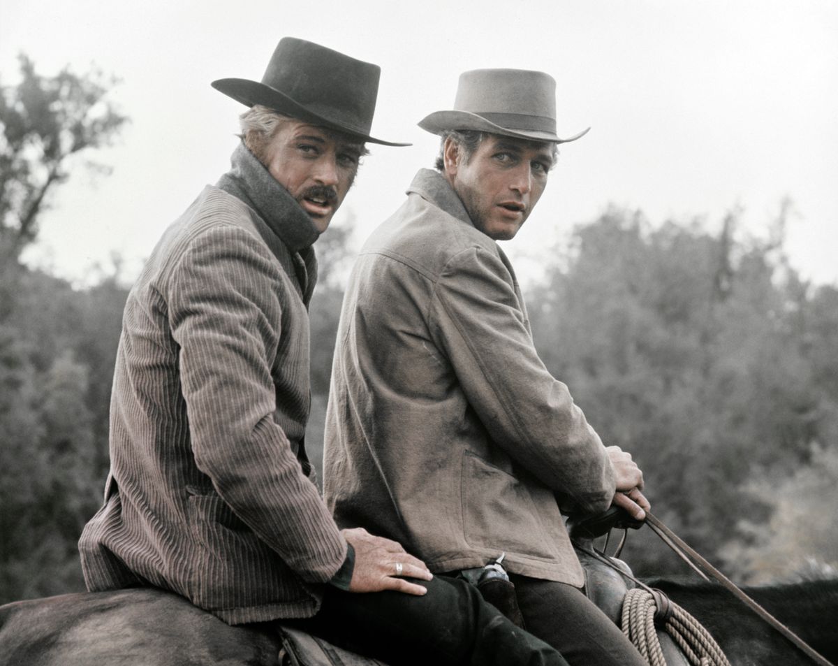 Paul Newman e Robert Redford in Butch Cassidy e Sundance Kid