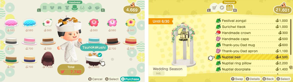 Animal Crossing: le novità per il matrimonio di New Horizons