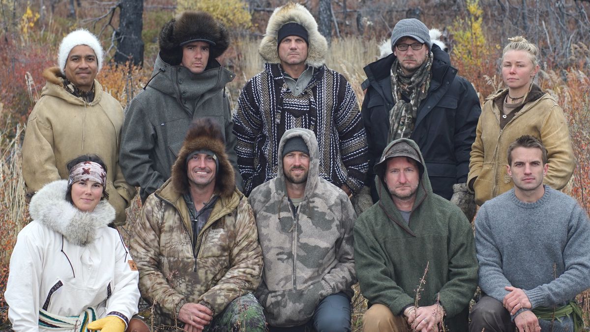 The 10 contestants who braved the Arctic in winter on the History Channel’s “Alone.”