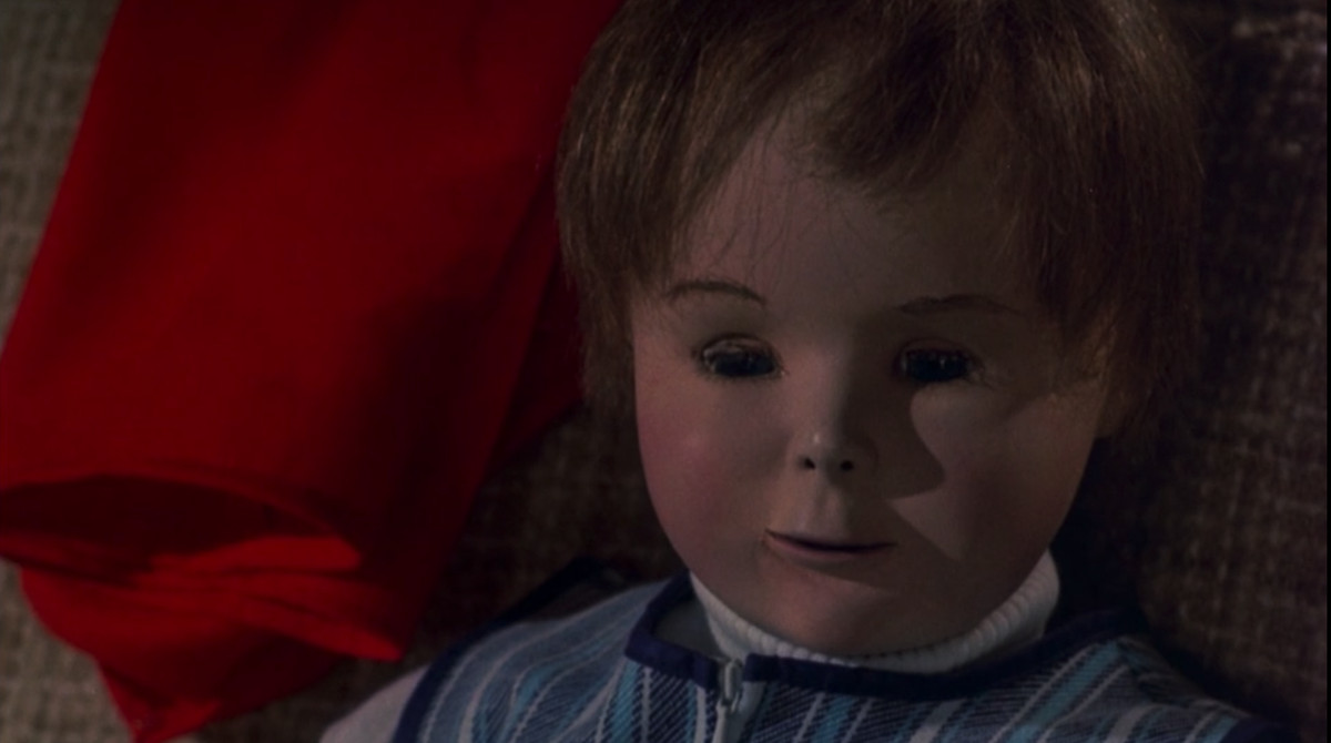 A creepy plastic artificial baby in ZPG
