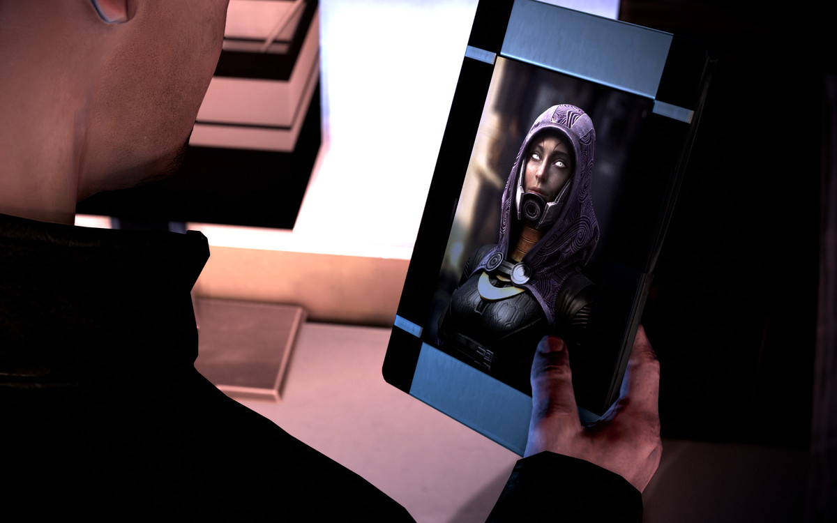 Il volto senza maschera di Tali'Zorah in Mass Effect Legendary Edition