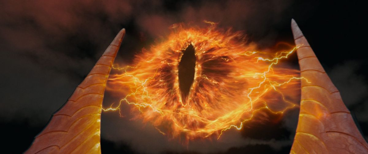 l'occhio di Sauron ne Le Due Torri