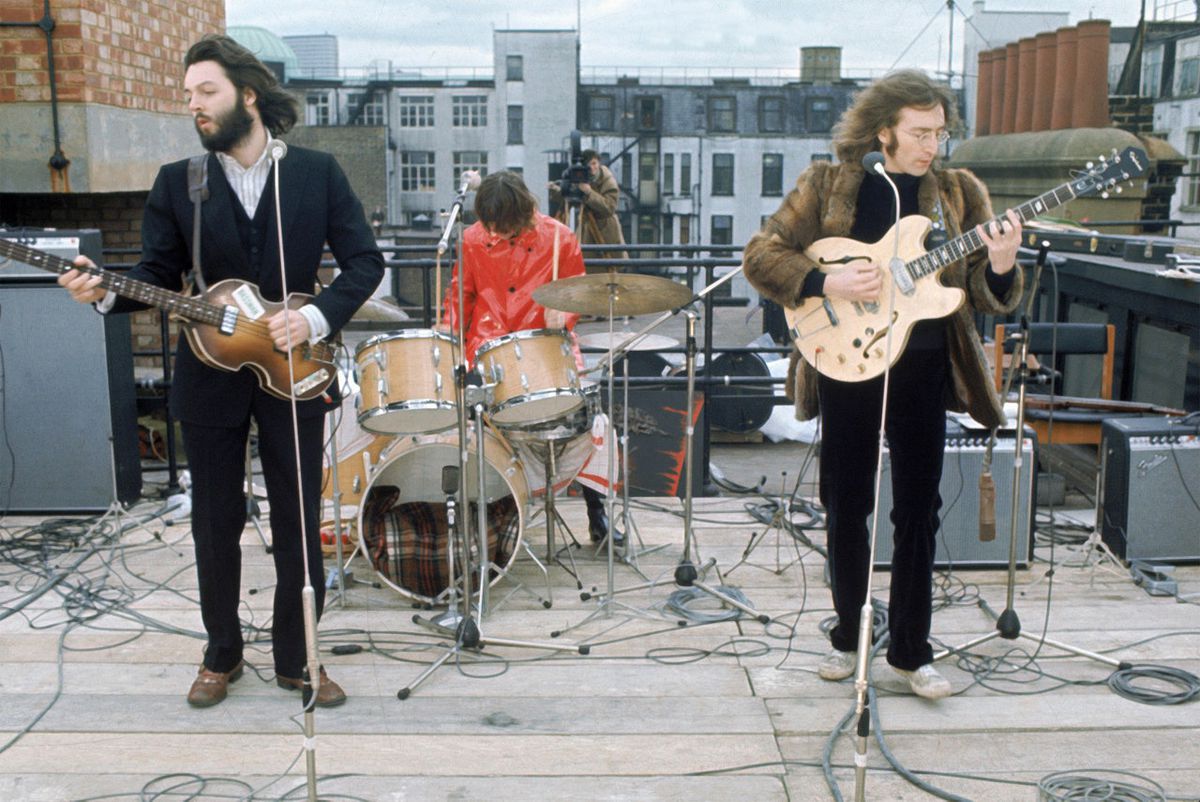 The Beatles’ last concert ever, on the roof of Apple headquarters.