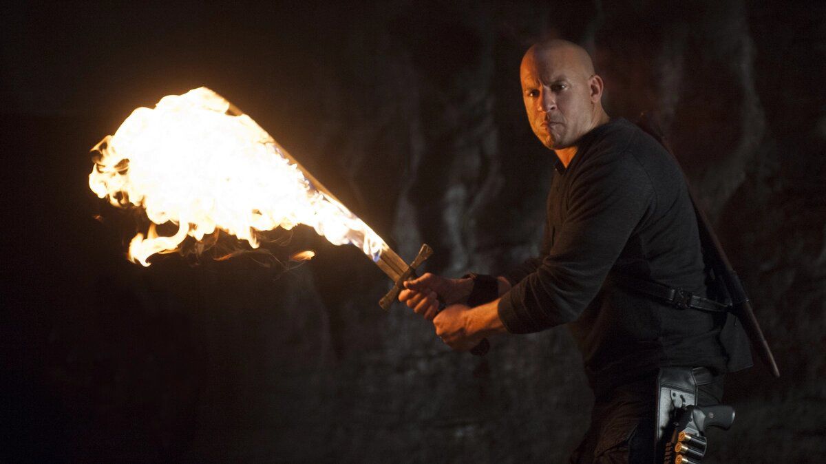 Vin Diesel as Kaulder in a scene from The Last Witch Hunter.