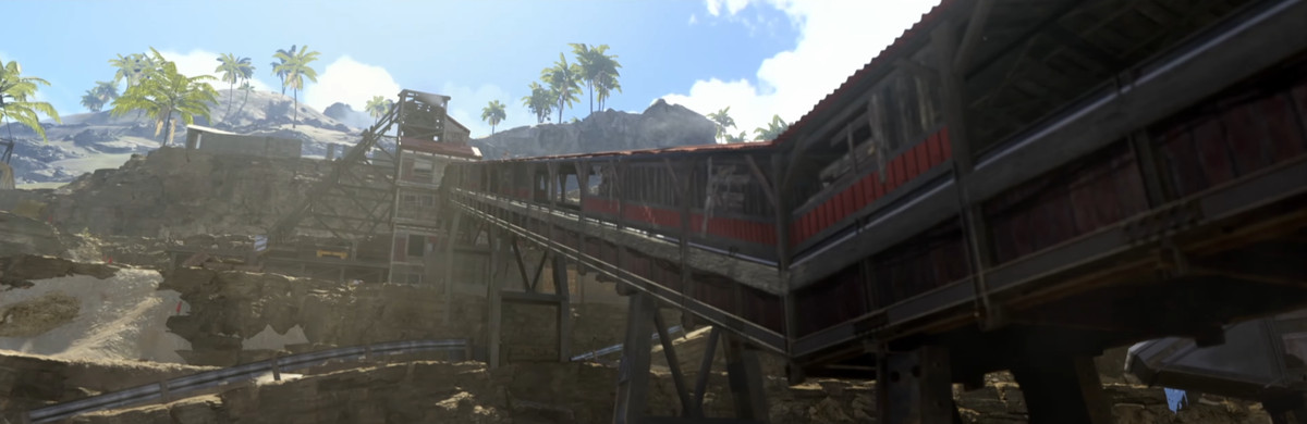 Una miniera abbandonata dalla nuova mappa dell'isola del Pacifico di Call of Duty: Warzone