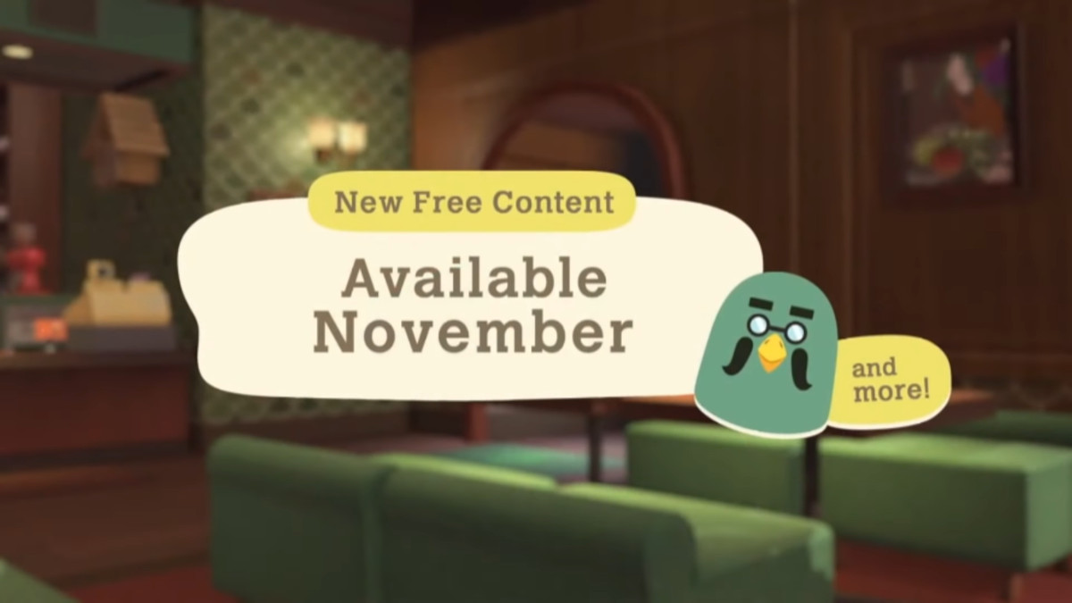 “Nuovi contenuti gratuiti disponibili a novembre”