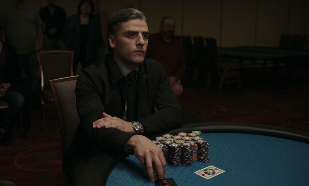 Oscar Isaac as William Tell in The Card Counter