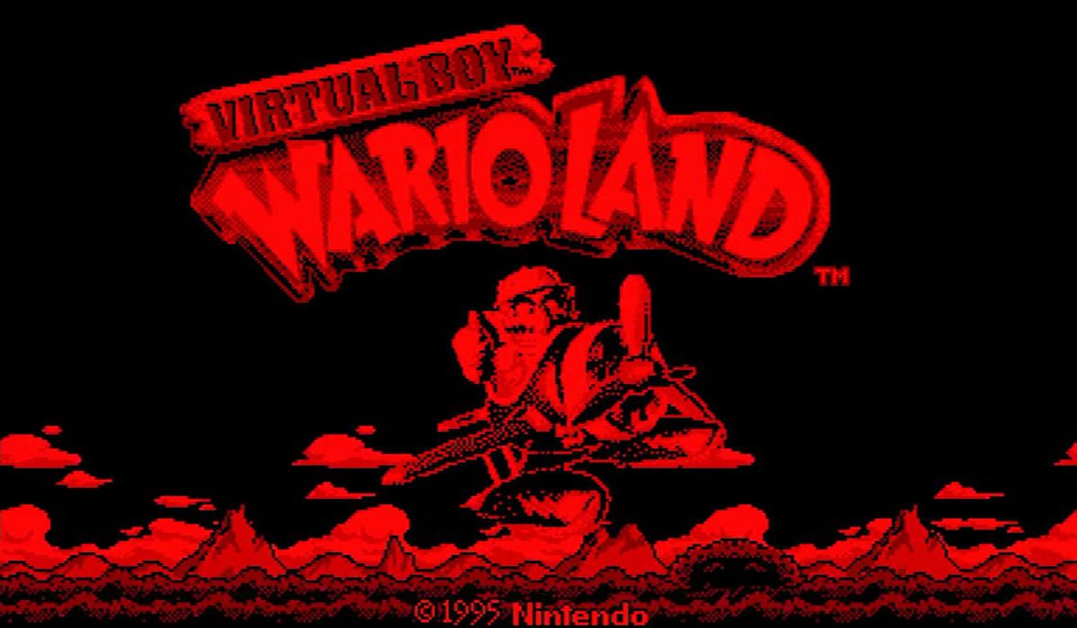 Immagine della schermata iniziale di Virtual Boy Wario Land