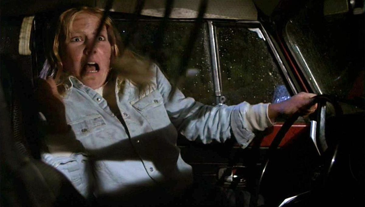 Friday the 13th part 2 Ginny’s car won’t start and she screams