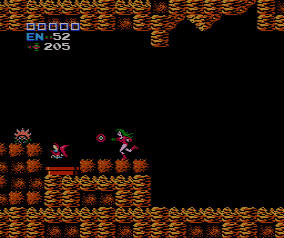 In the original Metroid, players could use a cheat code to put Samus in a one-piece red leotard rather than her full power suit