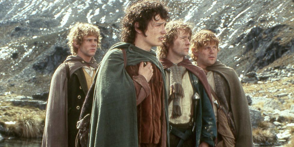 Frodo, Samwise, Merry e Pipino de Il Signore degli Anelli