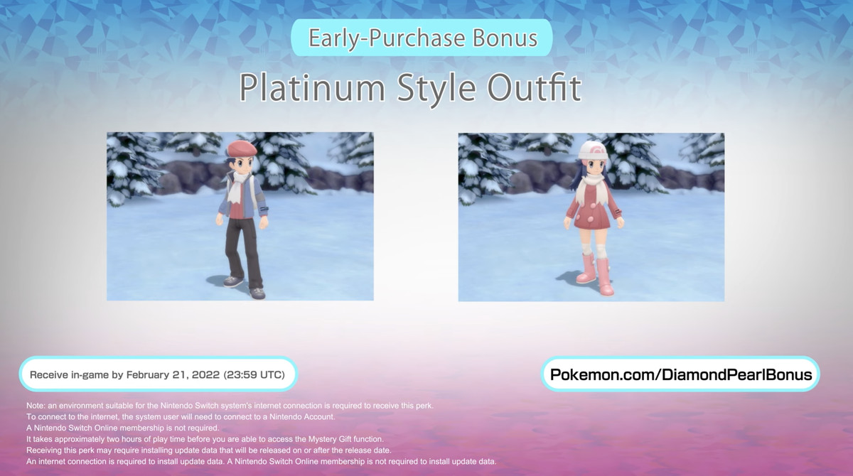 un'immagine di due possibili abiti con cui puoi vestire i tuoi personaggi. Sono carini e blu ghiaccio con il rosa.