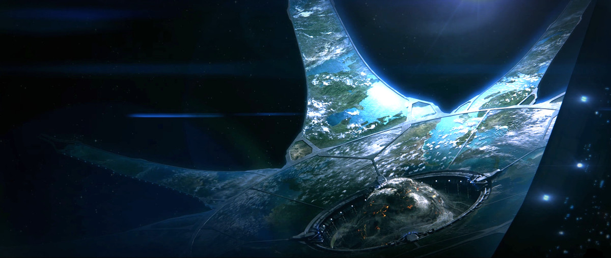 The Ark, seen in Halo 3