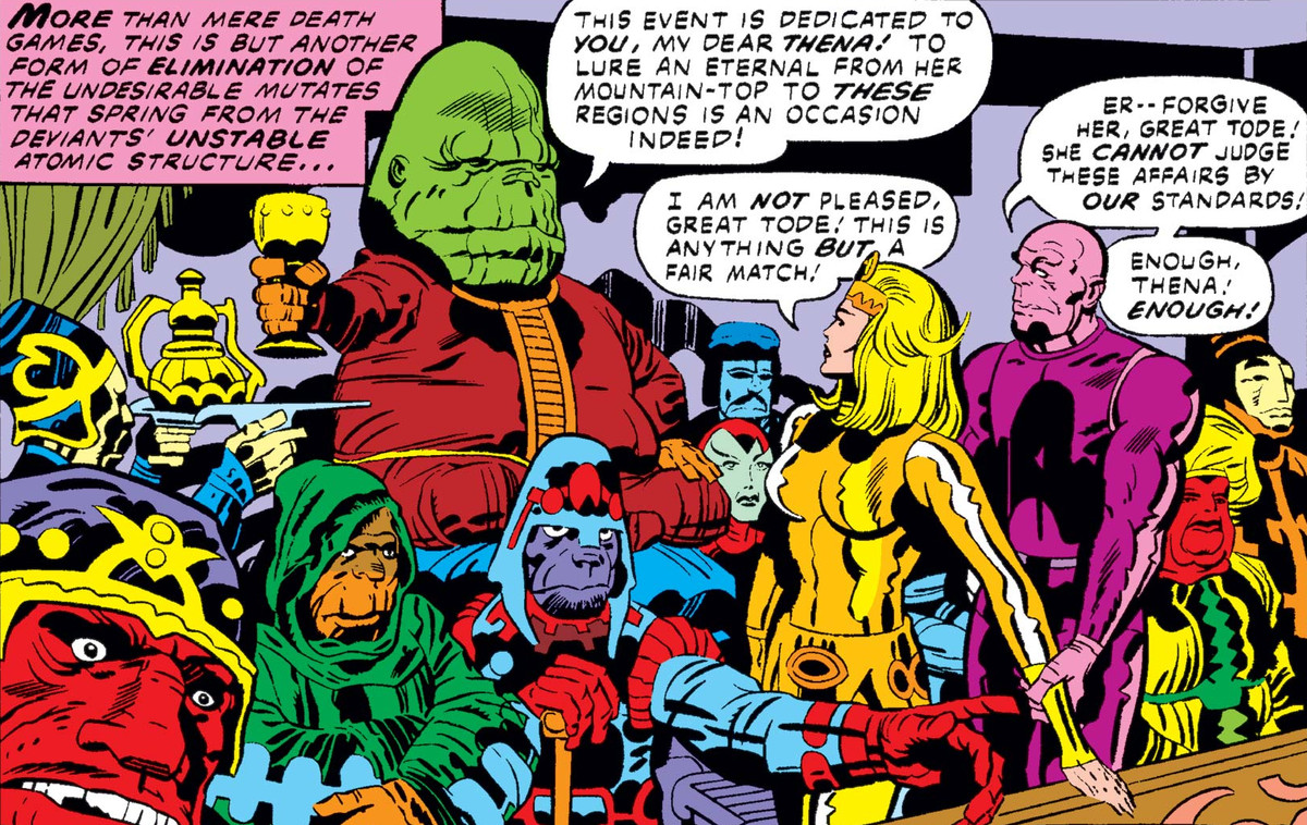 Gli Eterni #9, Marvel Comics (1977). 