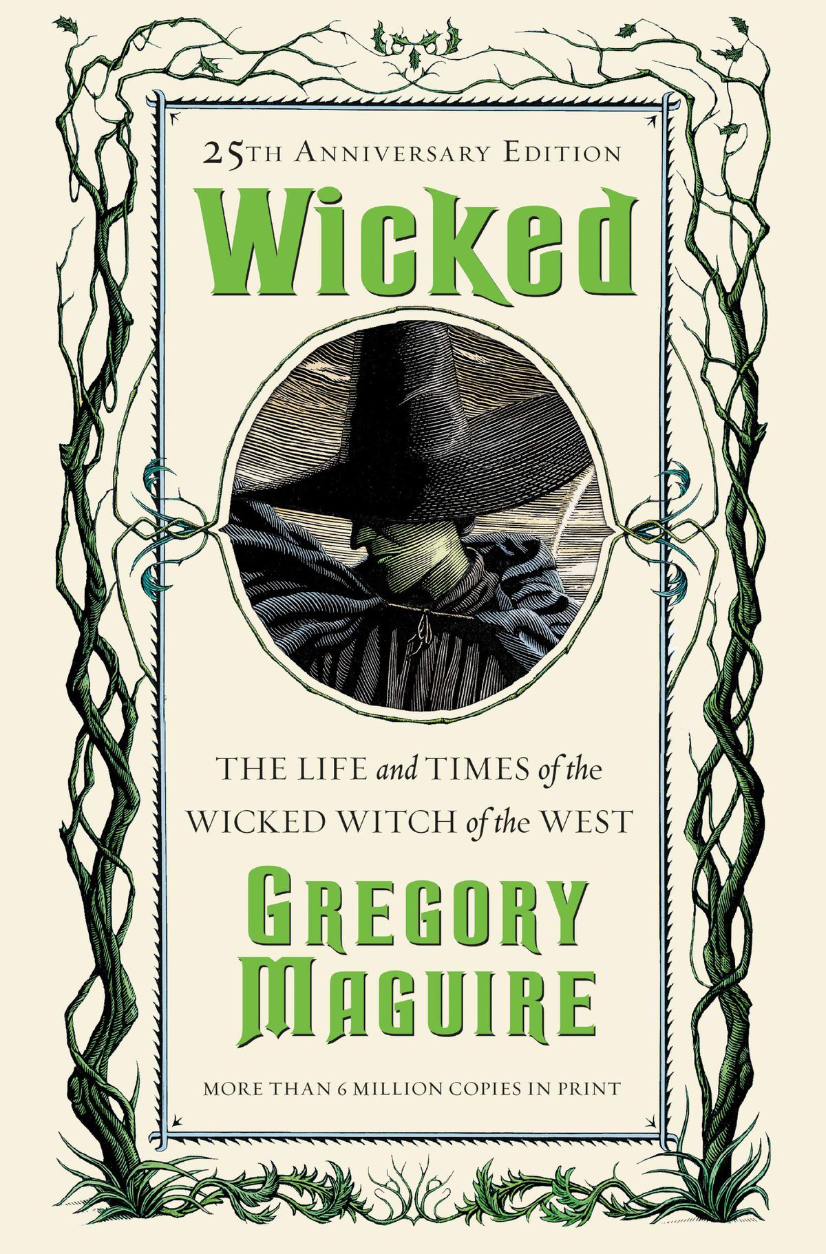 The 25th anniversary cover of Gregory Maguire’s novel Wicked
