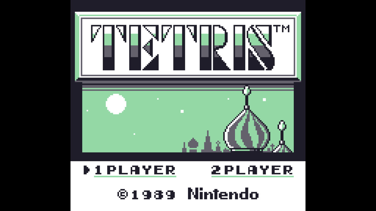 Il menu di Tetris su Analogue Pocket