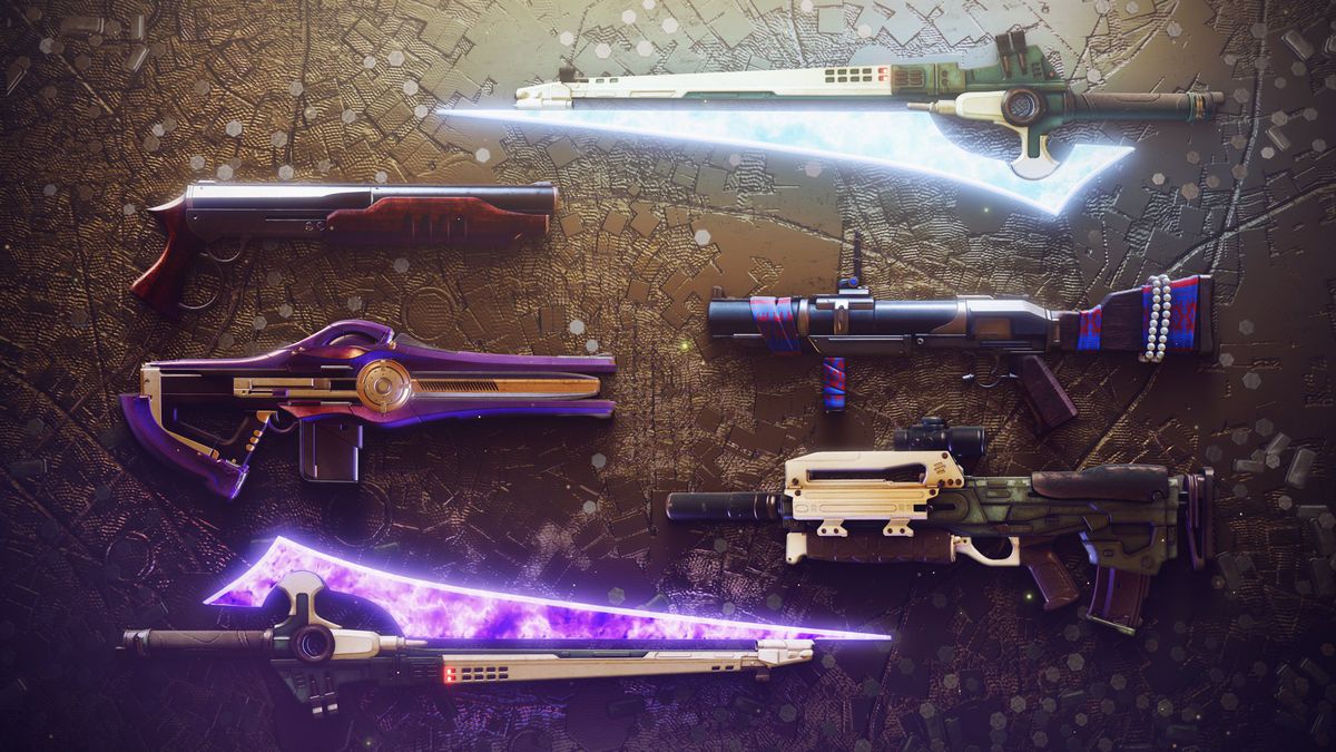 Una varietà di nuove armi di Destiny ispirate alle altre serie di giochi di Bungie
