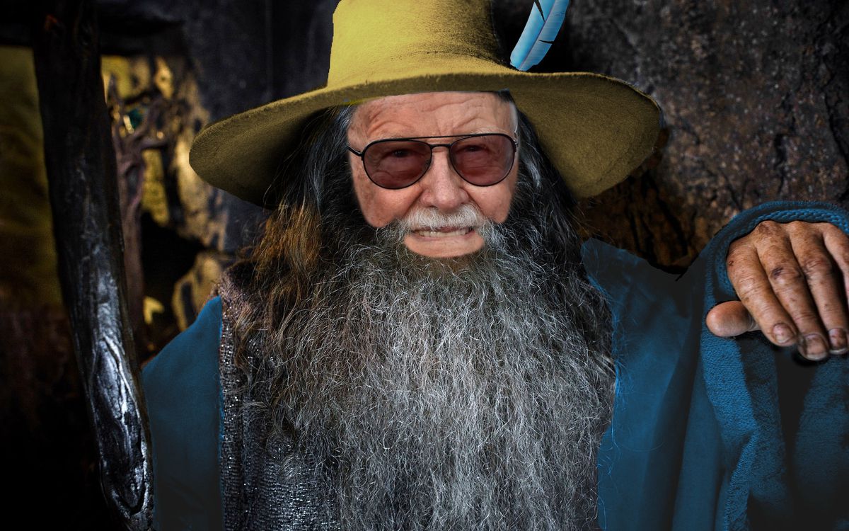 Stan Lee as Tom Bombadil in Lord of the Rings