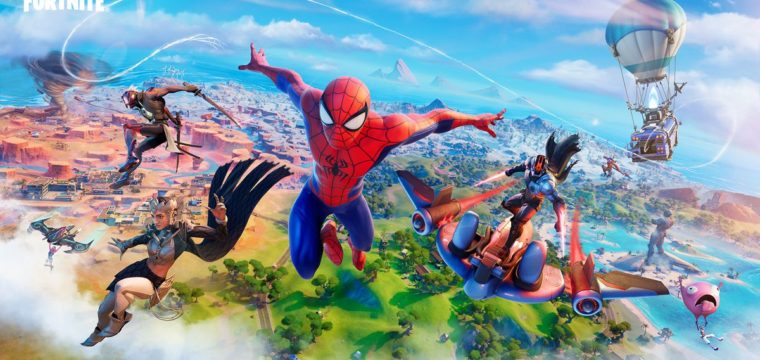 Fortnite Chapter 3 porta una nuova mappa, Spider-Man e il web-swinging