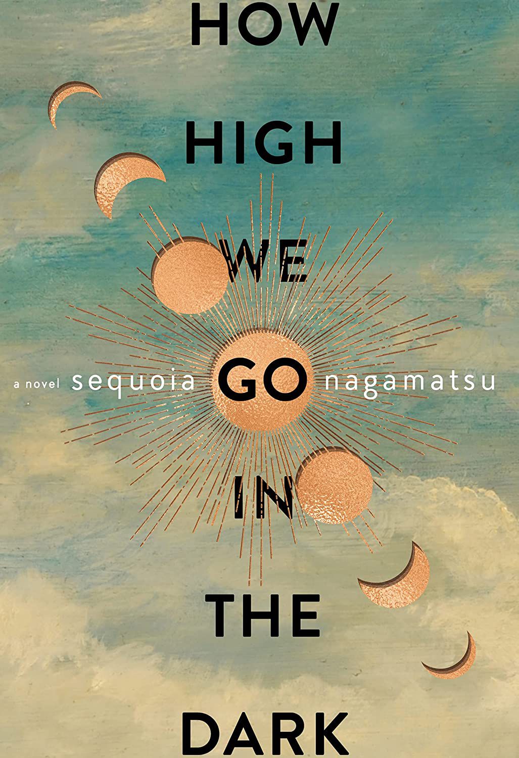 The cover for How High We Go in the Dark which shows clouds as a backdrop
