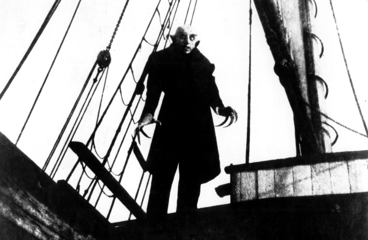 Max Schreck come Nosferatu in Nosferatu (1922)