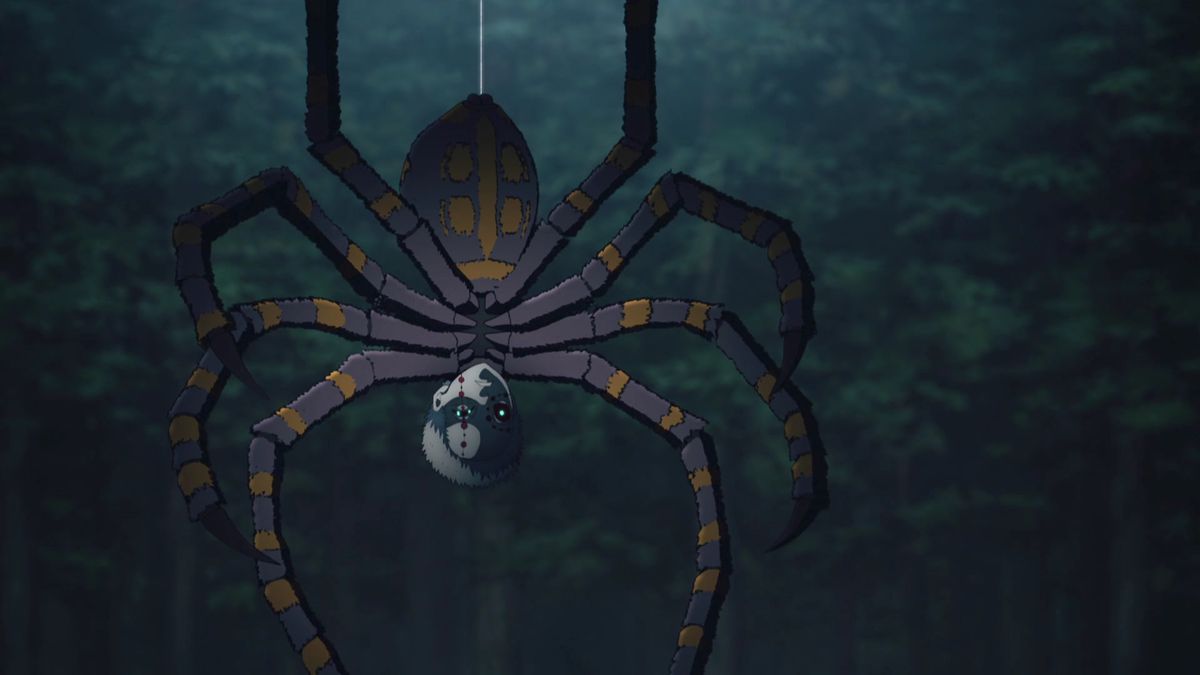 Un demone ragno nell'episodio 17 della prima stagione di Demon Slayer