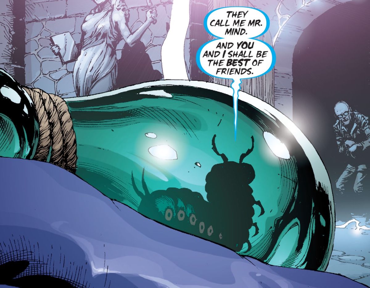 Mister Mind e il dottor Sivana in Shazam!, DC Comics (2012).