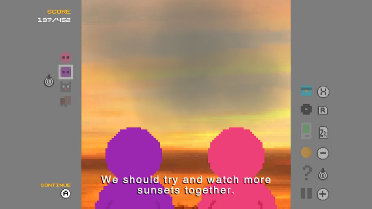 tux e fanny guardando un tramonto