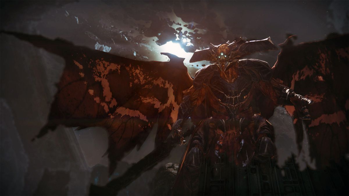 Oryx spiega le ali in Destiny 1