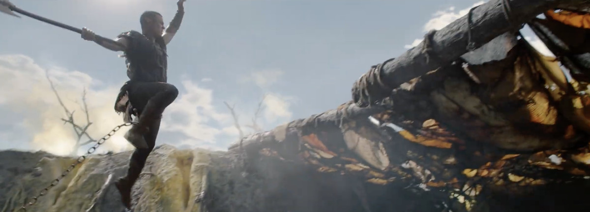 Trailer de Il Signore degli Anelli: Gli anelli del potere: Arrondir brandisce un'ascia