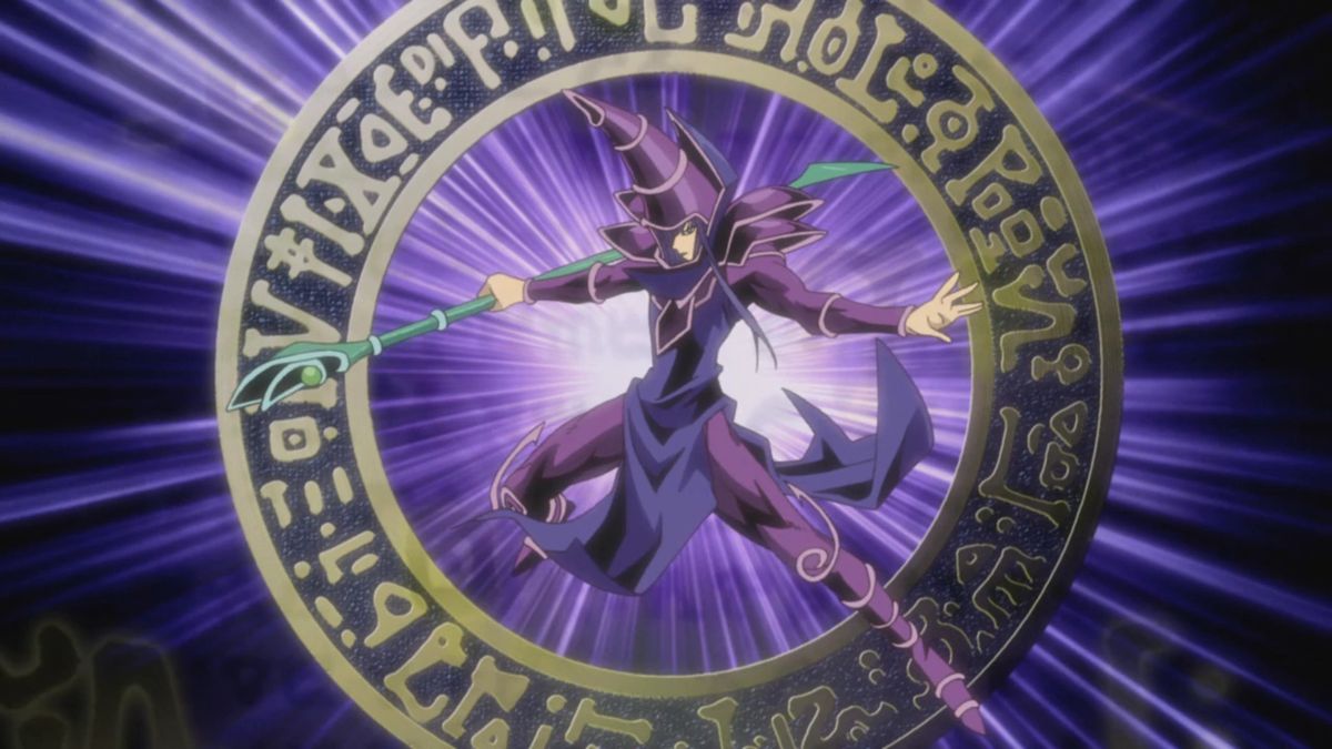 Il Mago Nero di Yu-Gi-Oh dall'anime