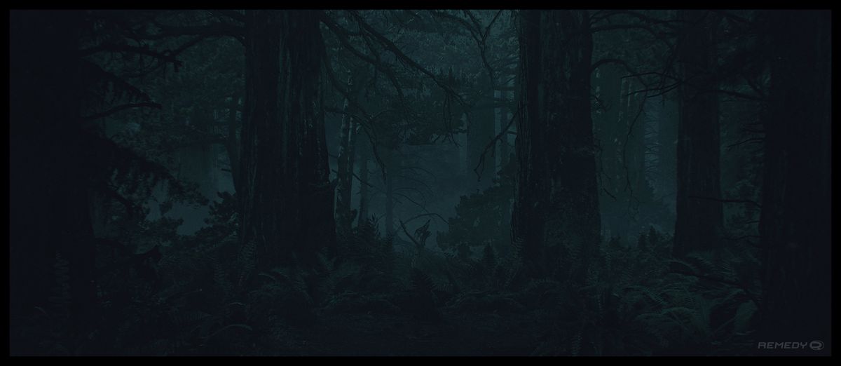 Concept art di Alan Wake 2 fornito da Remedy Entertainment.