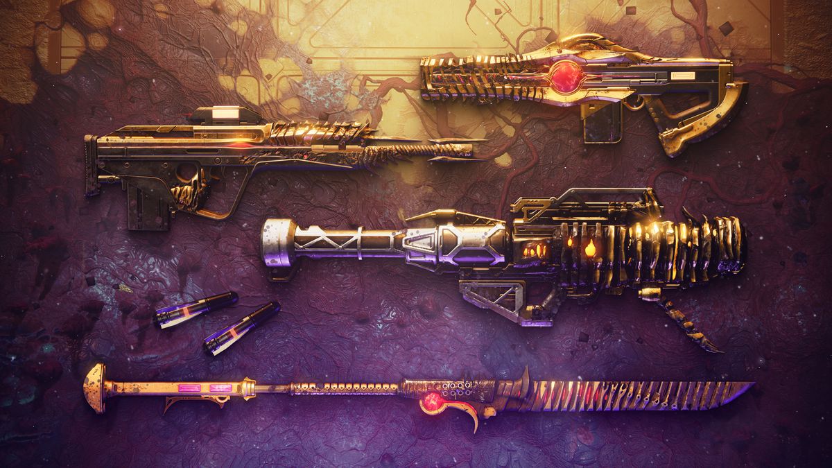 Una vetrina delle nuove armi nella Stagione degli Infestati di Destiny 2