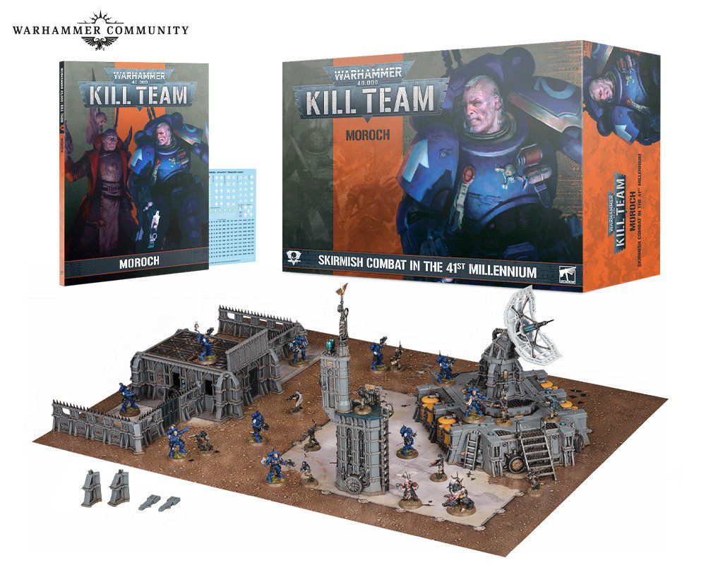 Il set completo di Kill Team: Moroch dipinto e pronto per giocare.