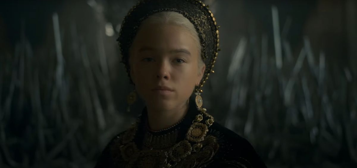 Rhaenyra Targaryen dalla serie spin-off de La casa del drago della HBO, Il Trono di Spade