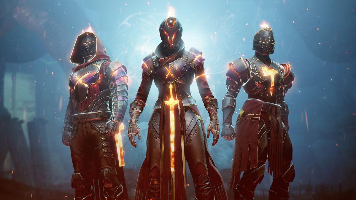 I guardiani indossano tre diversi set di armature solari in Destiny 2: Season of the Haunted