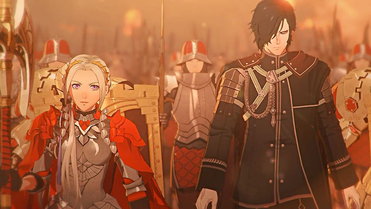 Edelgard guida le forze dell'Impero in Fire Emblem Warriors: Three Hopes