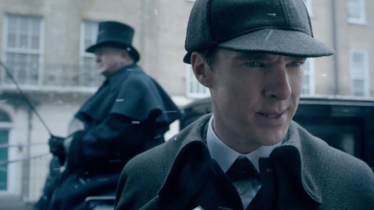 Sherlock con un cappello d'altri tempi