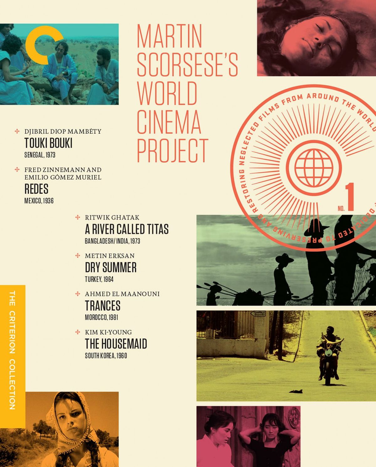 Copertina del cofanetto Criterion Collection del World Cinema Project di Martin Scorsese.