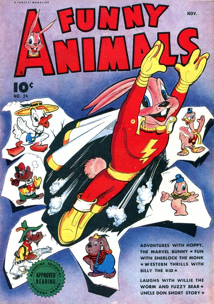 Hoppy the Marvel Bunny sulla copertina di Funny Animals.