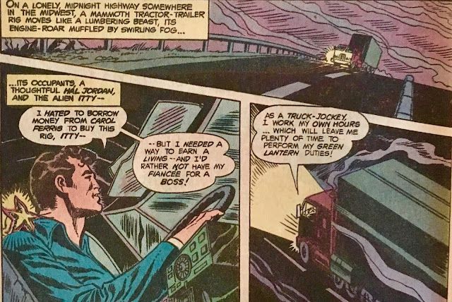 Hal Jordan e Itty, il compagno di viaggio insieme