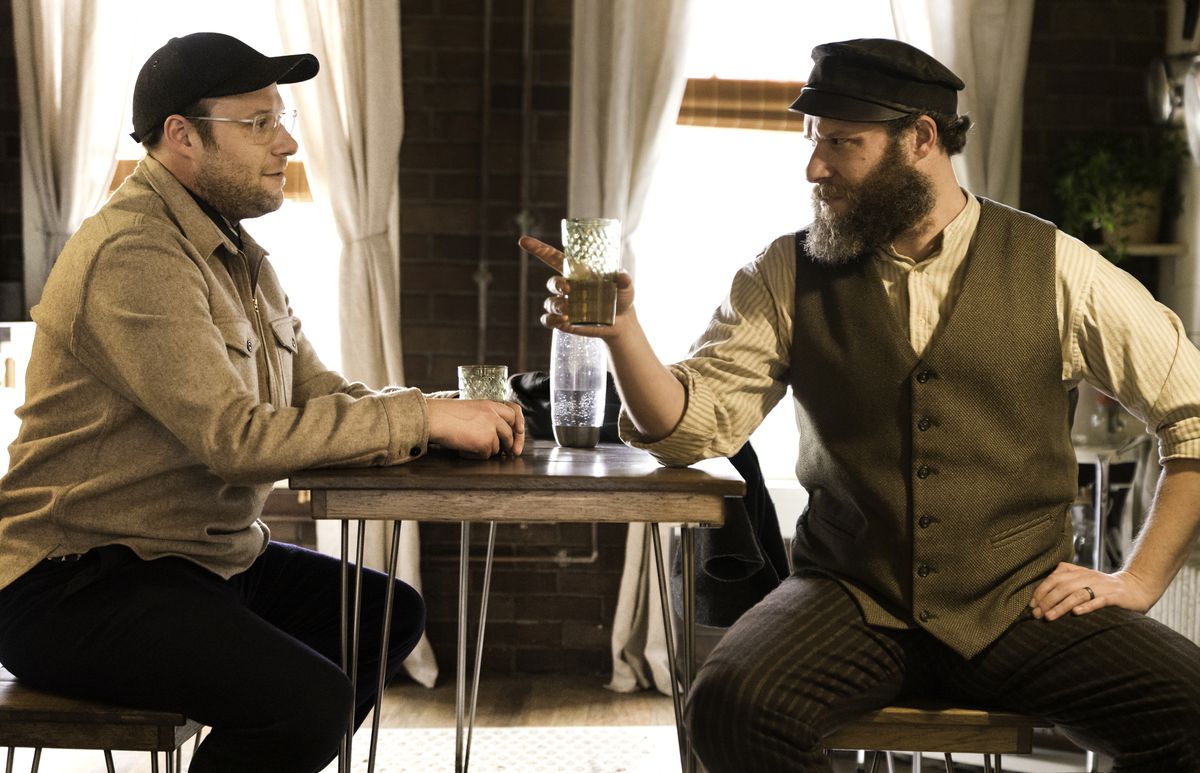 Il barbuto Seth Rogen affronta il barbuto Seth Rogen in un doppio ruolo in American Pickle