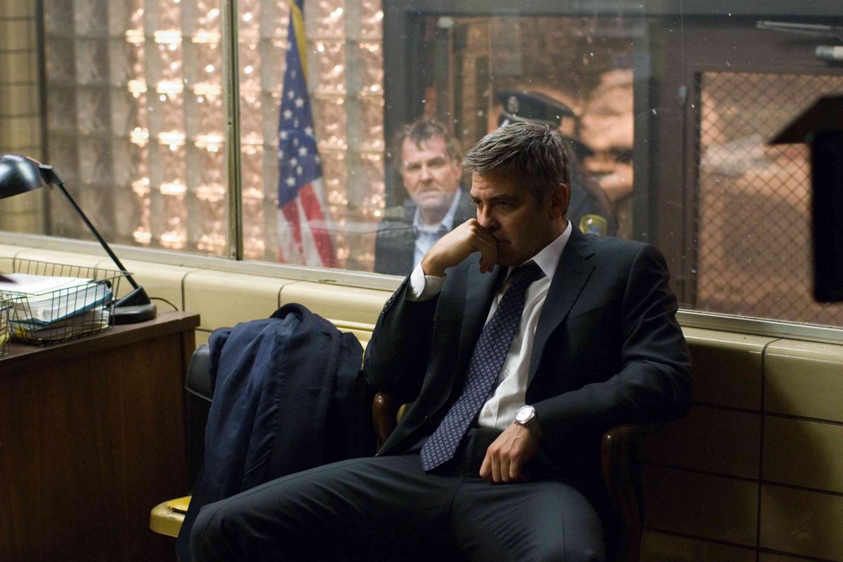 George Clooney e Tom Wilkinson in Michael Clayton.