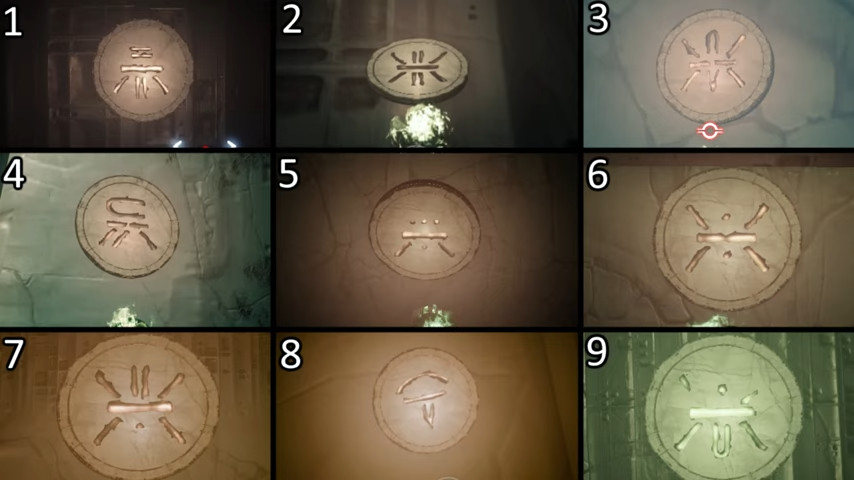 Un elenco di nove rune nel puzzle del raid di King's Fall