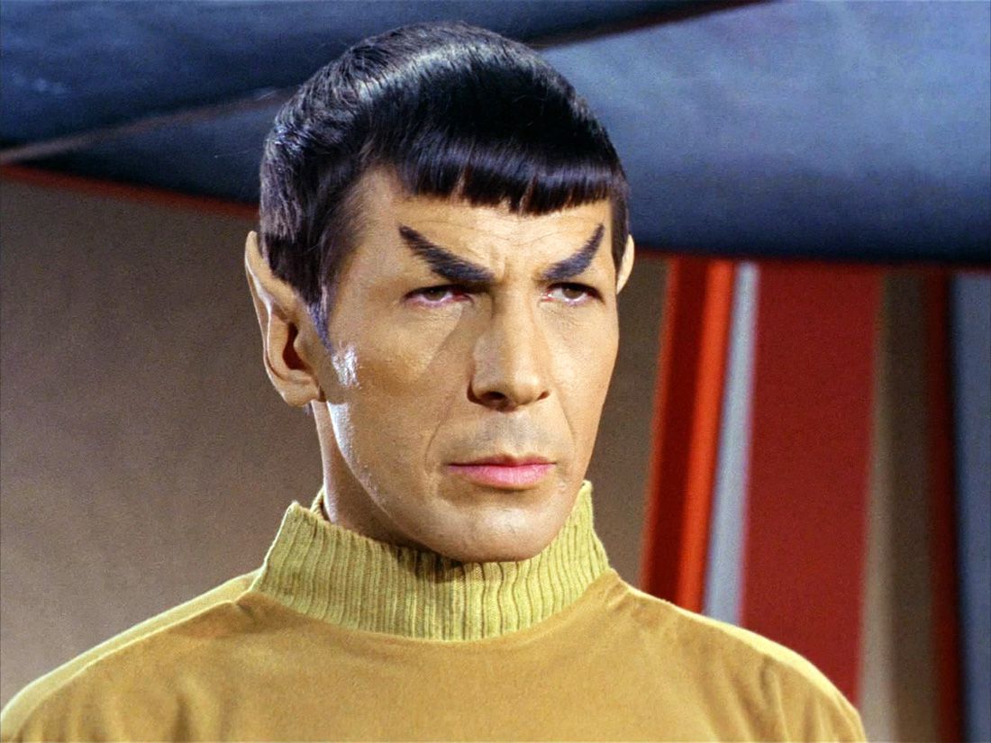 Leonard Nimoy nel ruolo di Spock in Star Trek: La serie originale