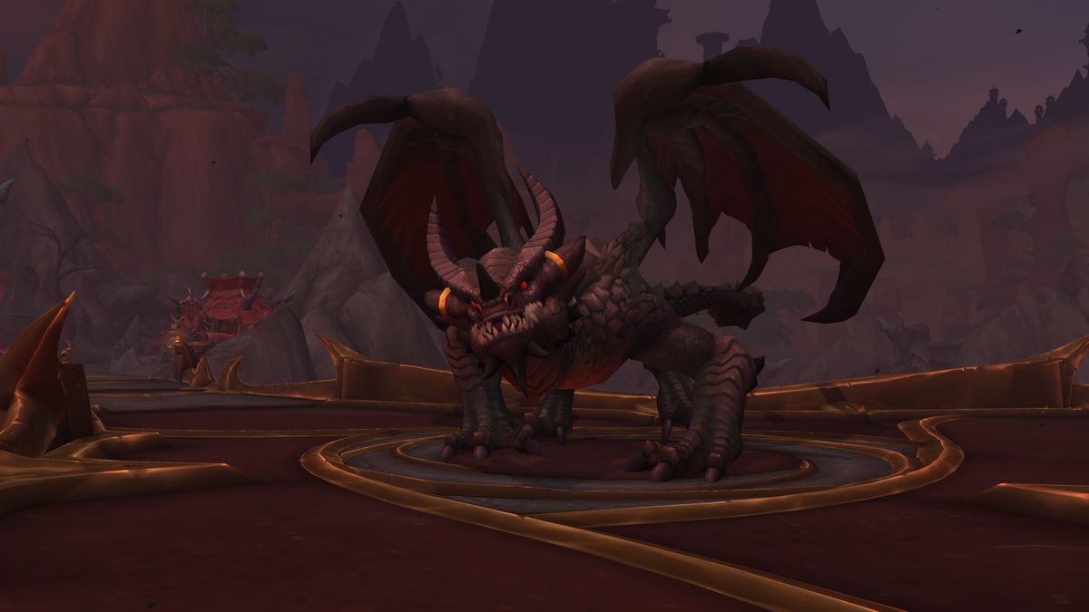 World of Warcraft: Dragonflight - Irathion nella sua forma di drago, che è una versione molto più grande e nobile del personaggio.