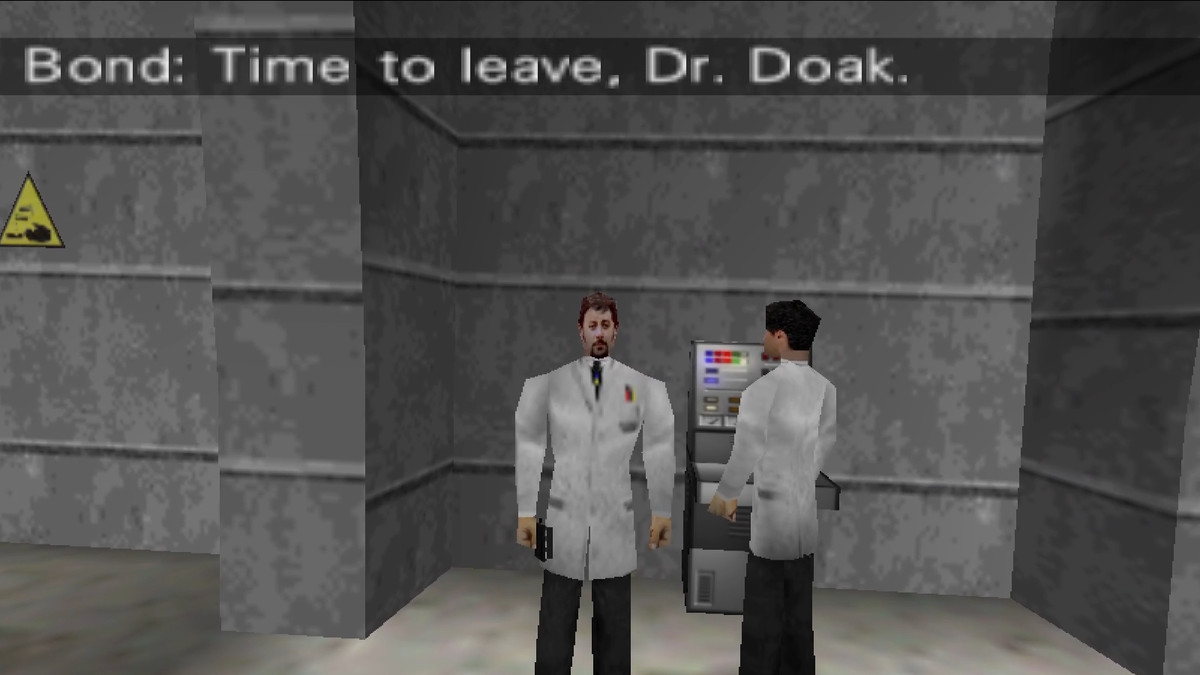 James Bond avverte il dottor Doak del doppiogiochista
