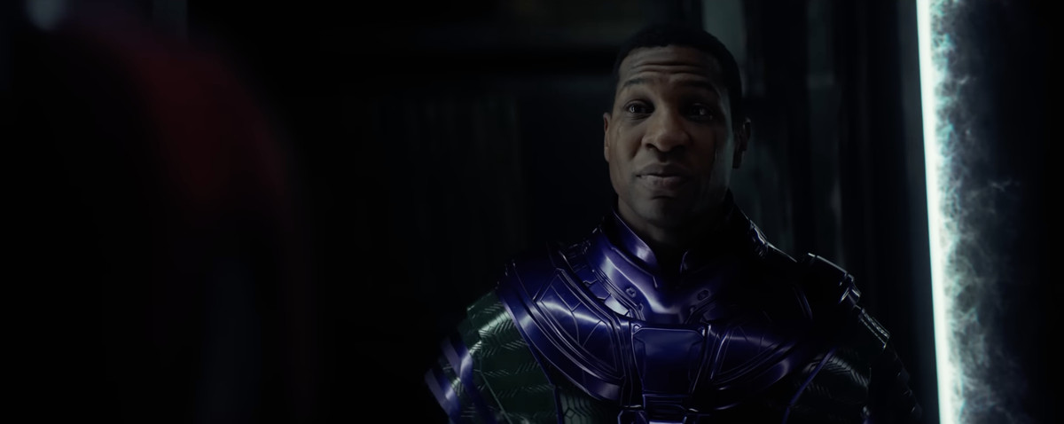 Jonathan Majors nei panni di Kang il Conquistatore in Ant-Man & the Wasp: Quantumania. 