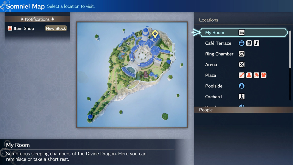 Mappa panoramica di un'isola galleggiante con persino una piscina!  Come lo fanno?