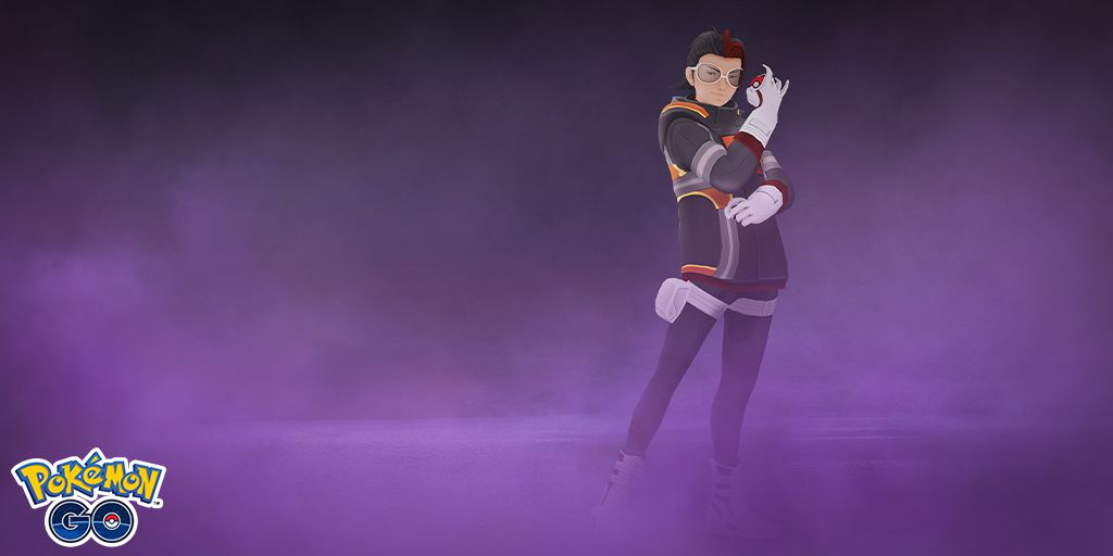 Il leader del Team Rocket, Arlo, si trova nella nebbia viola, pronto a combattere